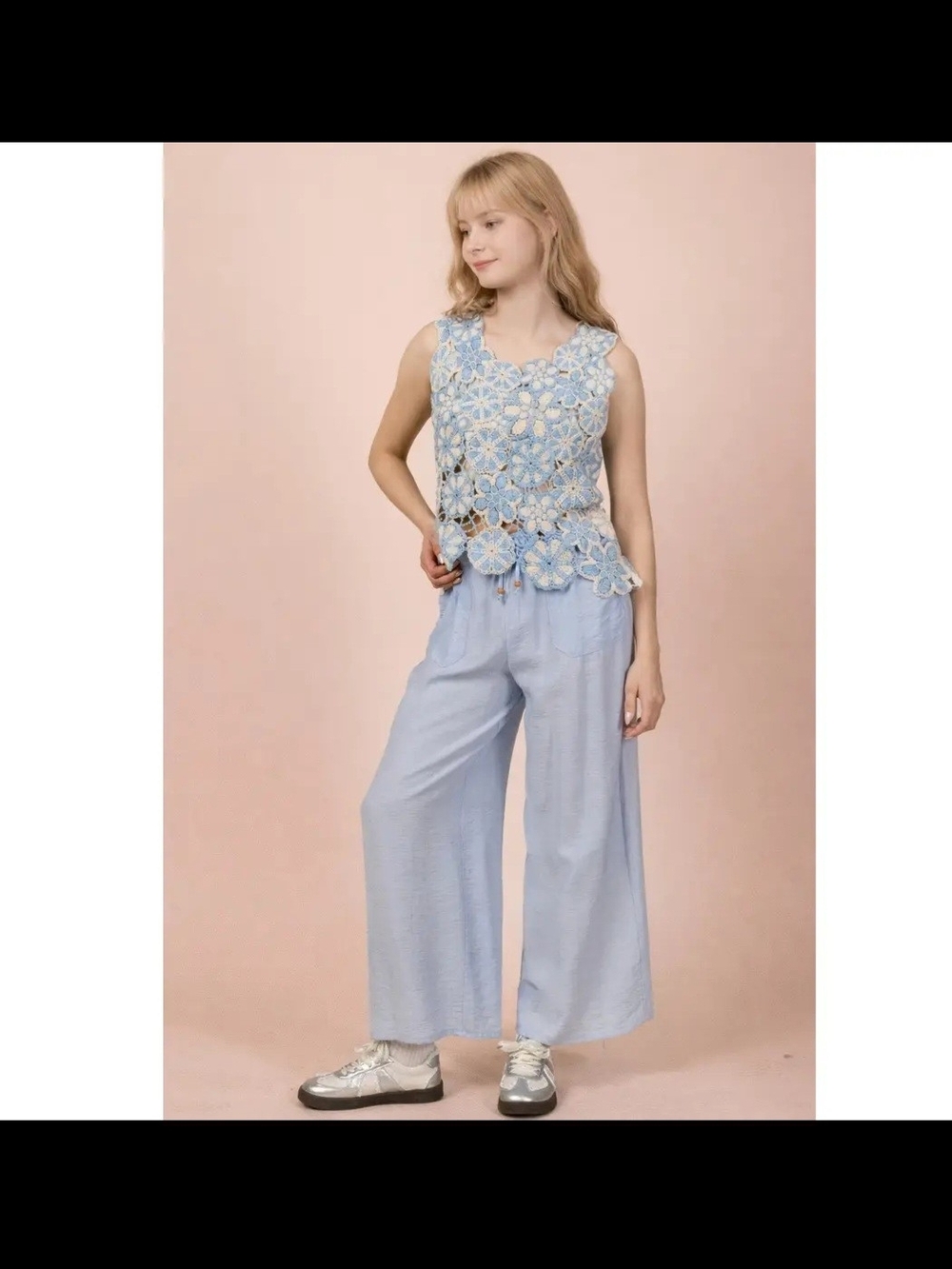 Very J Wide-Leg Woven Pants. NWT